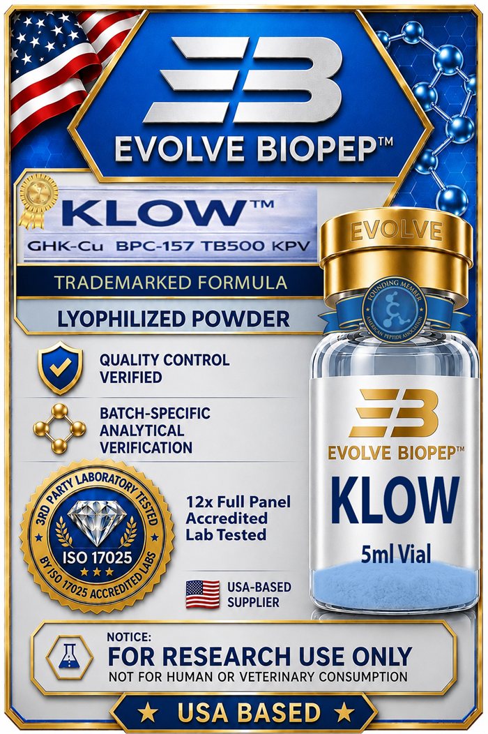 Evolve BioPep KLOW research peptide