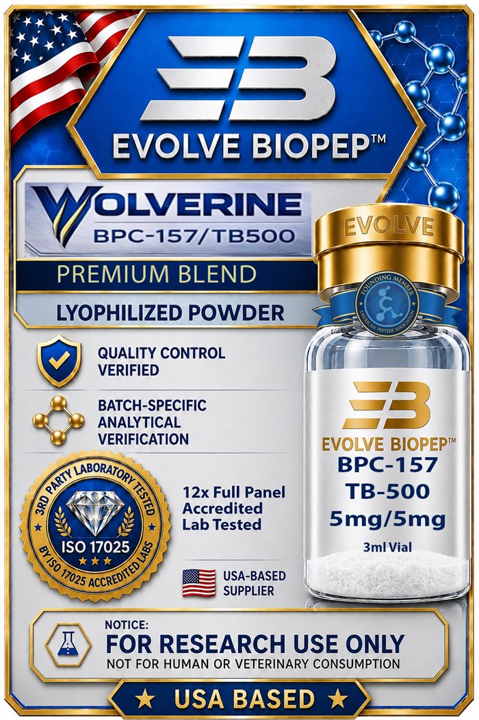 Wolverine BPC-157 TB-500 Research Peptide